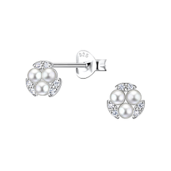 Wholesale Sterling Silver Geometric Ear Studs - JD23315