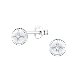 Wholesale Sterling Silver Star Ear Studs - JD22447