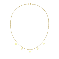 Wholesale Sterling Silver Star Necklace - JD22241