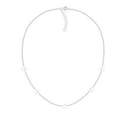 Wholesale Sterling Silver Star Necklace - JD23344