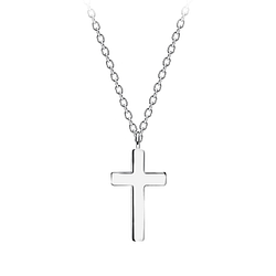 Wholesale Sterling Silver Cross Necklace - JD23192