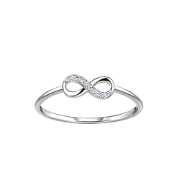 Wholesale Sterling Silver Infinity Ring - JD23086