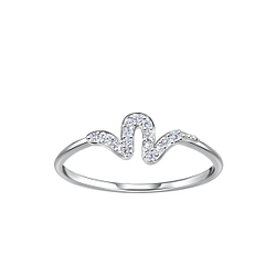 Wholesale Sterling Silver Snake Ring - JD23326