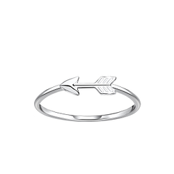 Wholesale Sterling Silver Arrow Ring - JD23023
