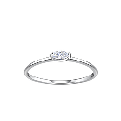 Wholesale Sterling Silver Geometric Ring - JD23374