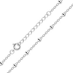 Wholesale 46cm Sterling Silver Satellite Necklace - JD21998