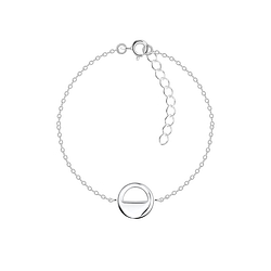 Wholesale Sterling Silver Circle Bracelet - JD23849