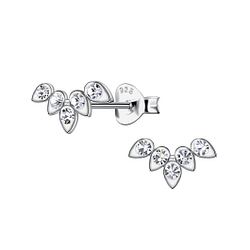 Wholesale Sterling Silver Geometric Ear Studs  - JD23950