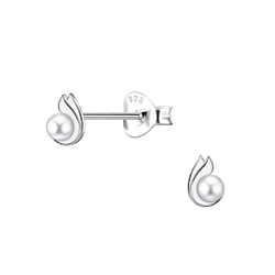 Wholesale Sterling Silver Geometric Ear Studs - JD23296