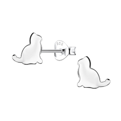 Wholesale Sterling Silver Cat Ear Studs - JD24453
