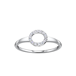 Wholesale Sterling Silver Circle Ring - JD24094