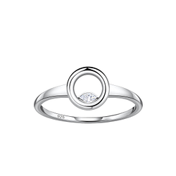 Wholesale Sterling Silver Circle Ring - JD24107
