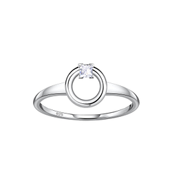 Wholesale Sterling Silver Circle Ring - JD24108