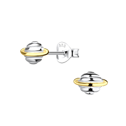 Wholesale Sterling Silver Saturn Ear Studs - JD24507