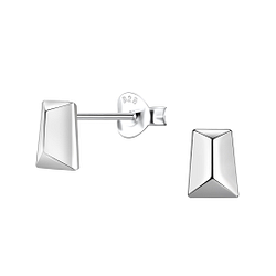 Wholesale Sterling Silver Geometric Ear Studs - JD24221 Wholesale Sterling Silver Geometric Ear Studs - JD24221