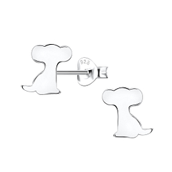 Wholesale Sterling Silver Dog Ear Studs - JD24465