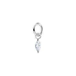 Wholesale 2x4mm Marquise Cubic Zirconia Pendant - JD25418 Wholesale 2x4mm Marquise Cubic Zirconia Pendant - JD25418