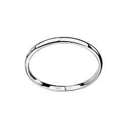 Wholesale Sterling Silver Band Ring - JD21367 Wholesale Sterling Silver Band Ring - JD21367