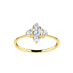 Wholesale Sterling Silver Flower Ring - JD25352 Wholesale Sterling Silver Flower Ring - JD25352