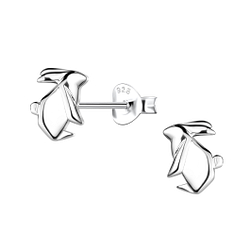 Wholesale Sterling Silver Origami Rabbit Ear Studs - JD24394
