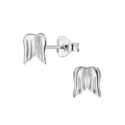 Wholesale Sterling Silver Wing Ear Studs - JD24011 Wholesale Sterling Silver Wing Ear Studs - JD24011