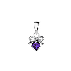 Wholesale Sterling Silver Heart Pendant - JD23391 Wholesale Sterling Silver Heart Pendant - JD23391