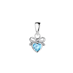 Wholesale Sterling Silver Heart Pendant - JD23390 Wholesale Sterling Silver Heart Pendant - JD23390