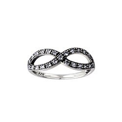 Wholesale Sterling Silver Infinity Ring - JD26108 Wholesale Sterling Silver Infinity Ring - JD26108