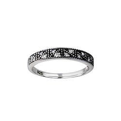 Wholesale Sterling Silver Geometric Ring - JD26110 Wholesale Sterling Silver Geometric Ring - JD26110