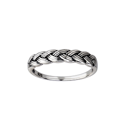 Wholesale Sterling Silver Braid Ring - JD26119 Wholesale Sterling Silver Braid Ring - JD26119