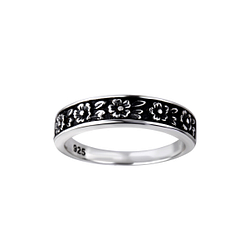 Wholesale Sterling Silver Flower Ring - JD26127 Wholesale Sterling Silver Flower Ring - JD26127