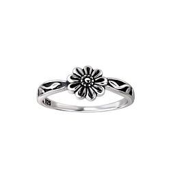 Wholesale Sterling Silver Flower Ring - JD26131 Wholesale Sterling Silver Flower Ring - JD26131