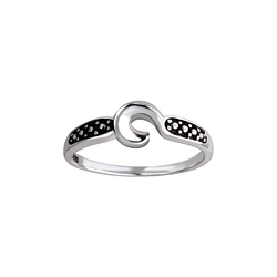 Wholesale Sterling Silver Geometric Ring - JD26132 Wholesale Sterling Silver Geometric Ring - JD26132