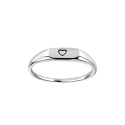 Wholesale Sterling Silver Heart Ring - JD26143 Wholesale Sterling Silver Heart Ring - JD26143
