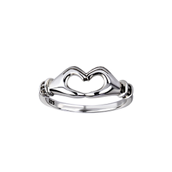 Wholesale Sterling Silver Heart Ring - JD26150