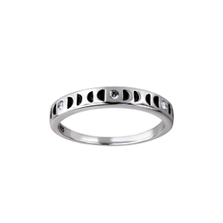 Wholesale Sterling Silver Patterned Ring - JD26153 Wholesale Sterling Silver Patterned Ring - JD26153
