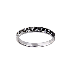 Wholesale Sterling Silver Geometric Ring - JD26157 Wholesale Sterling Silver Geometric Ring - JD26157