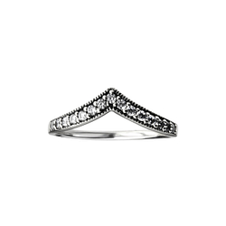 Wholesale Sterling Silver Chevron Ring - JD26163 Wholesale Sterling Silver Chevron Ring - JD26163