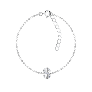 Wholesale Sterling Silver Dollar Sign Bracelet - JD10141