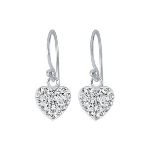 Wholesale Sterling Silver Heart Earrings - JD2152