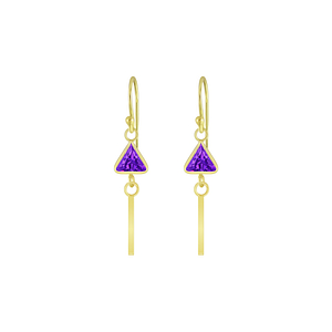 Wholesale Sterling Silver Geometric Cubic Zirconia Earrings - JD5647