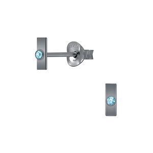 Wholesale Sterling Silver Bar Ear Studs - JD5595