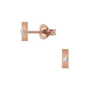 Wholesale Sterling Silver Bar Ear Studs - JD5594