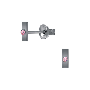 Wholesale Sterling Silver Bar Ear Studs - JD5595