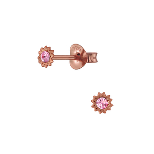 Wholesale Sterling Silver Flower Stud Earring - JD4060
