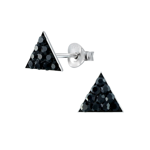 Wholesale Sterling Silver Triangle Ear Studs - JD2168