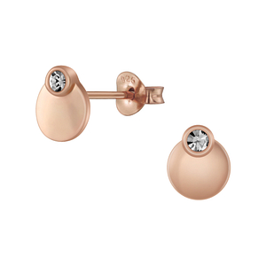 Wholesale Sterling Silver Round Ear Studs - JD5264