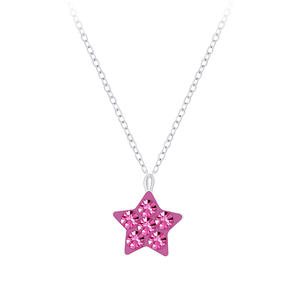 Wholesale Sterling Silver Star Necklace - JD7213