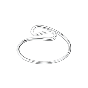 Wholesale Sterling Silver Wave Ring - JD7583