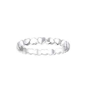 Wholesale Sterling Silver Heart Ring - JD3939